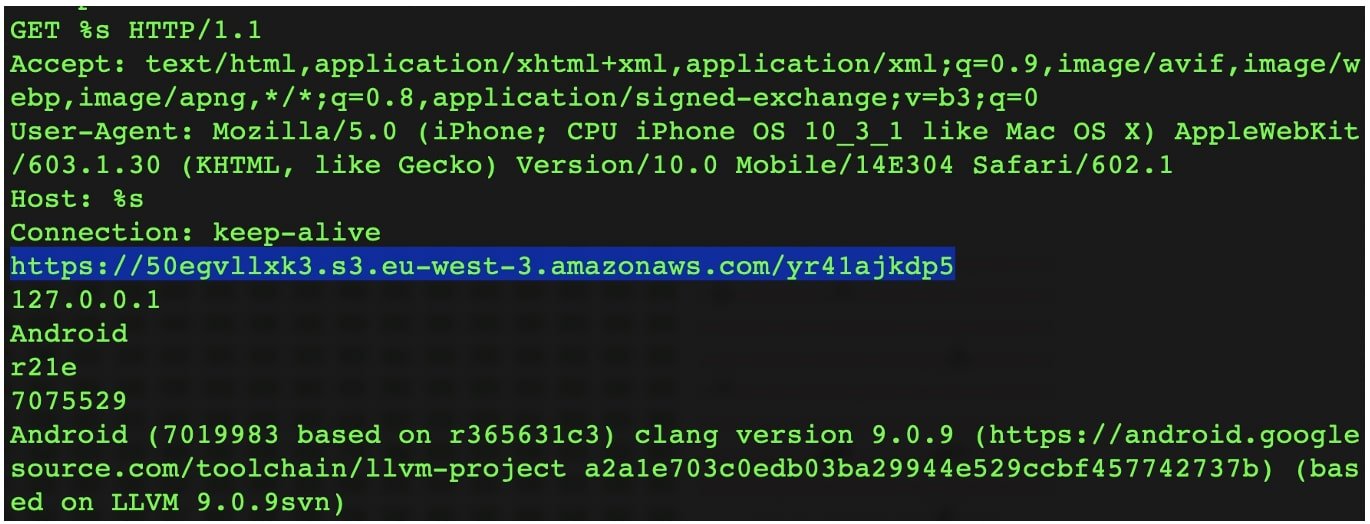 L'application Android 'Smart TV remote' sur Google Play est un malware 3 URL aws vers la charge utile