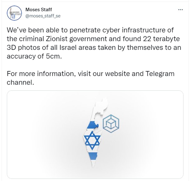 MosesStaff se vantant sur Twitter