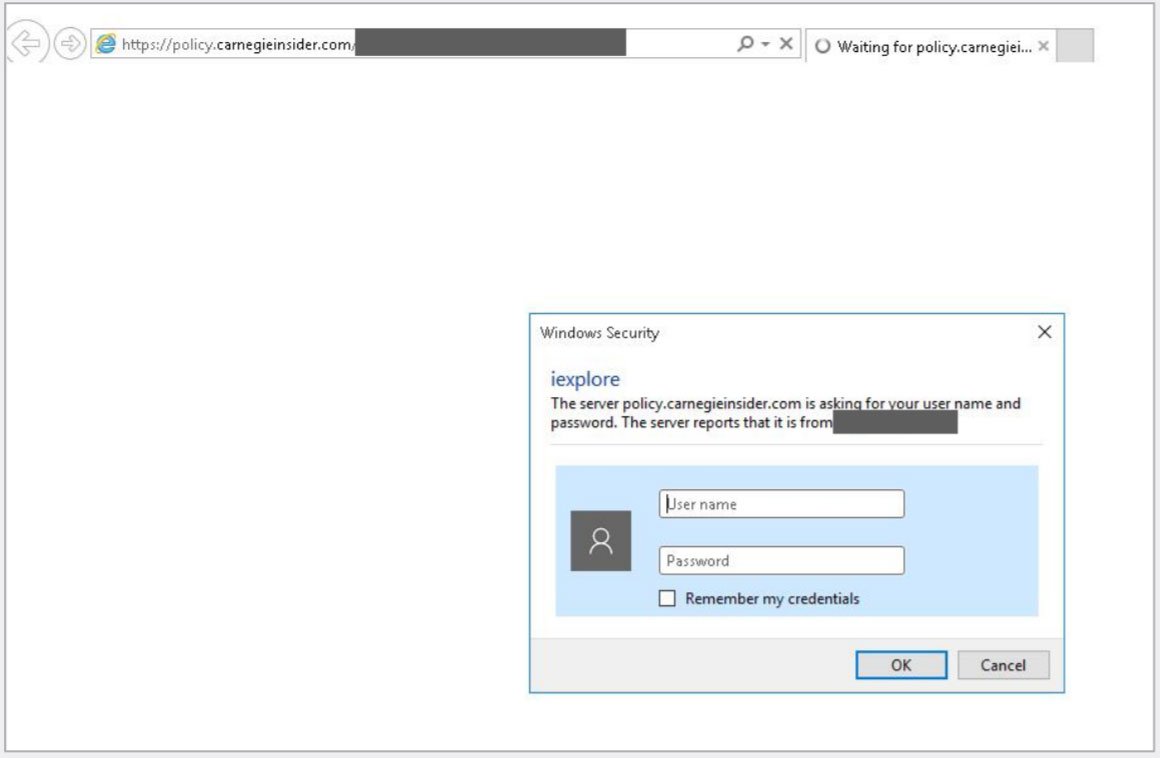 Utilisation de l'authentification HTTP de base pour voler les informations d'identification