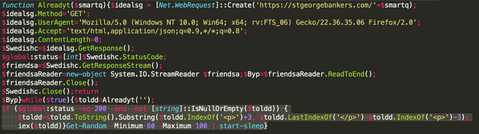 Fonction veille sur le script