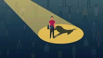 Money mule hidden in crowd