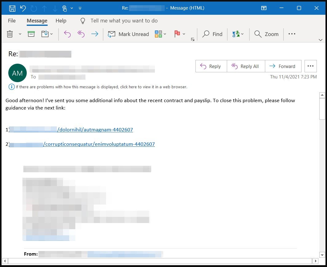 Ce sont les éléments constitutifs des attaques de logiciels malveillants QBot 4 E-mails contenant des URL vers des téléchargements Excel malveillants