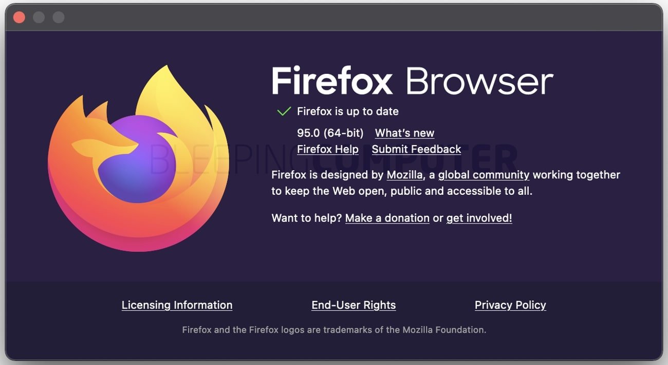 Dernière version de Firefox