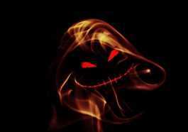 Evil creepy creature