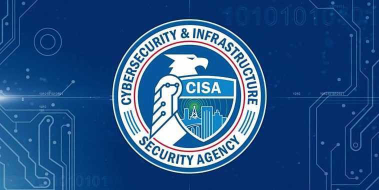CISA logo with circuit board background