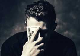 Man holding money