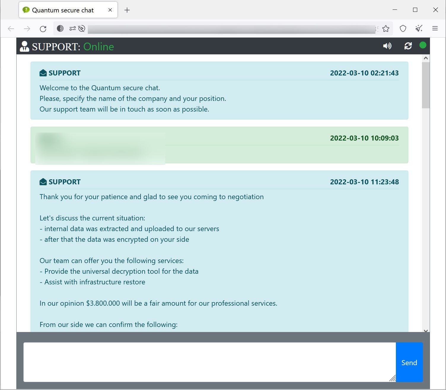 Quantum Locker demande une rançon de 3,8 millions de dollars