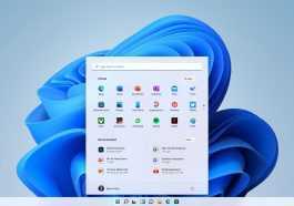 Windows 11 taskbar and start menu