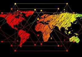Globe map