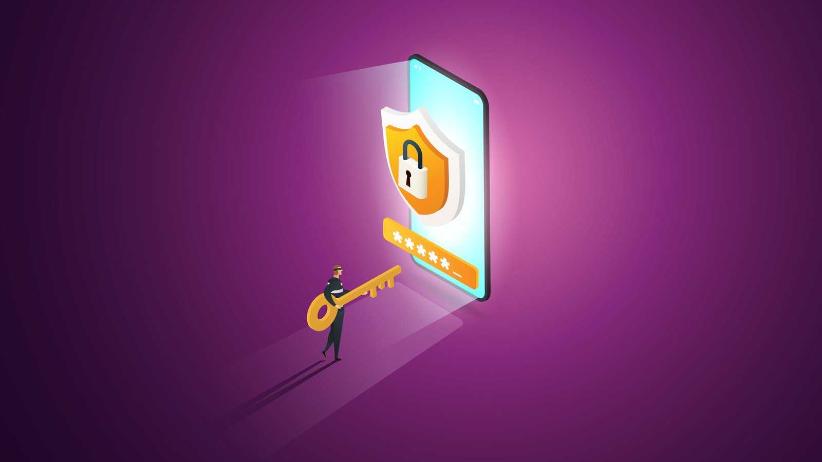 Hacker breaching passwords