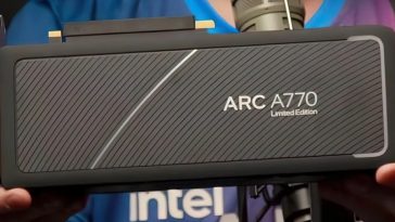Intel Graphics Arc A770 exécute des jeux avec une température inférieure à 70 ° C