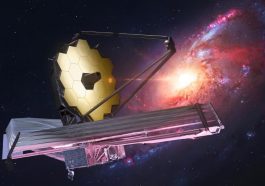 Ilustração do Telescópio Espacial James Webb que tem um SSD de 68 GB