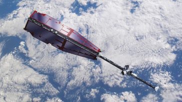Imagem satélite que escapou ao lixo espacial