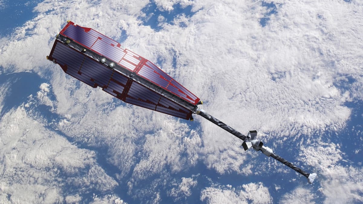 Imagem satélite que escapou ao lixo espacial