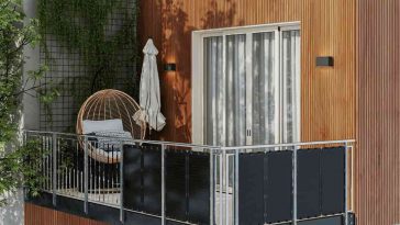 Painéis solares verticais