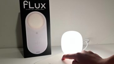 Flux : La veilleuse LED qui est aussi un chargeur sans fil