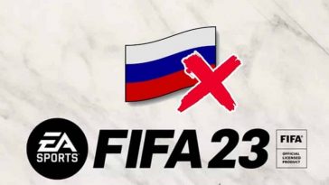 La Russie et la ligue russe exclues de FIFA 23 en raison de la guerre en Ukraine