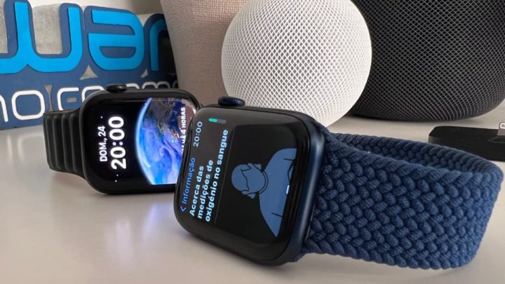 Image Apple Watch Series 6 et Series 7 avec capteurs de santé
