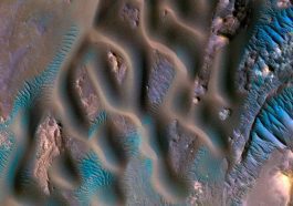 Imagem das dunas de Marte O orbitador da NASA enviado para Marte captada pelo Mars Reconnaissance Orbiter
