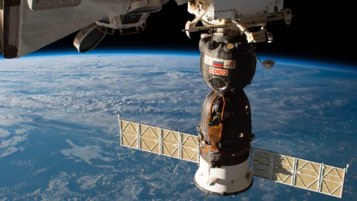 Image du module russe sur la station spéciale internationale