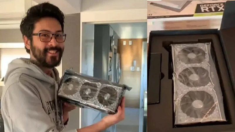 L'utilisateur qui a reçu du sable au lieu de graphiques a déjà un nouveau RTX 3090 Ti