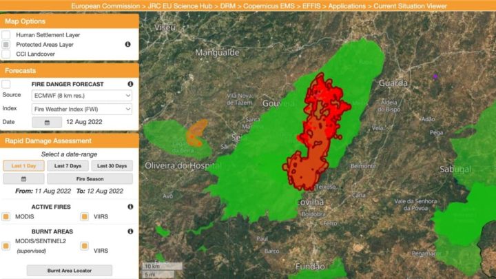 Serra da Estrela: Copernic révèle que 16 000 hectares ont déjà brûlé 3 Incendie de la Serra da Estrela : Copernic affiche 16 000 hectares brûlés