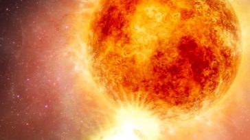 Star Betelgeuse se remet d'un éternuement géant