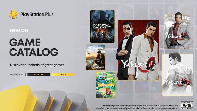 Nouveaux jeux PlayStation Plus Extra et Premium dévoilés