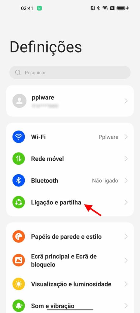 Partage Internet Android Wi-Fi USB