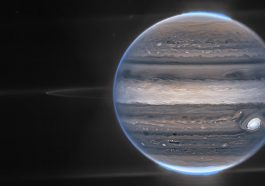 imagem de Júpiter captada pelo teslescópio espacial James Webb da NASA