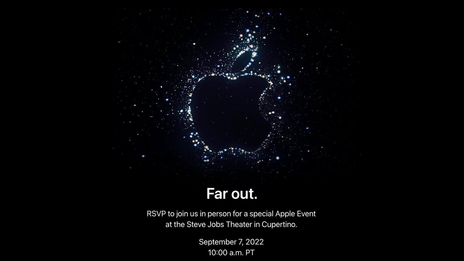 Imagem evento Apple