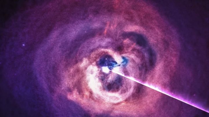 Illustration de partage du son du trou noir de la NASA 