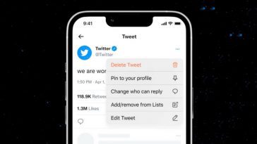 Botão "editar" no Twitter