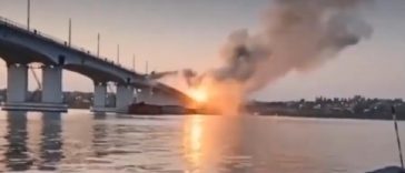 Ucrânia faz colapsar ponte em Kherson para isolar tropas russos