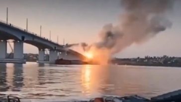 Ucrânia faz colapsar ponte em Kherson para isolar tropas russos