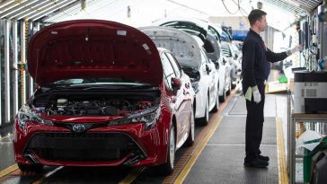 Produção de híbridos na Toyota