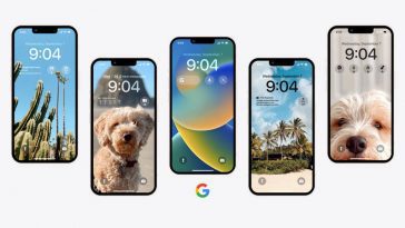 Google iOS 16 widgets ecrã bloqueado