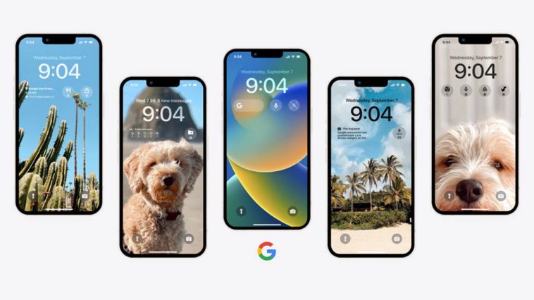 Google a également déjà des widgets pour améliorer l'écran de verrouillage iOS 16 1 Google iOS 16 widgets ecrã bloqueado