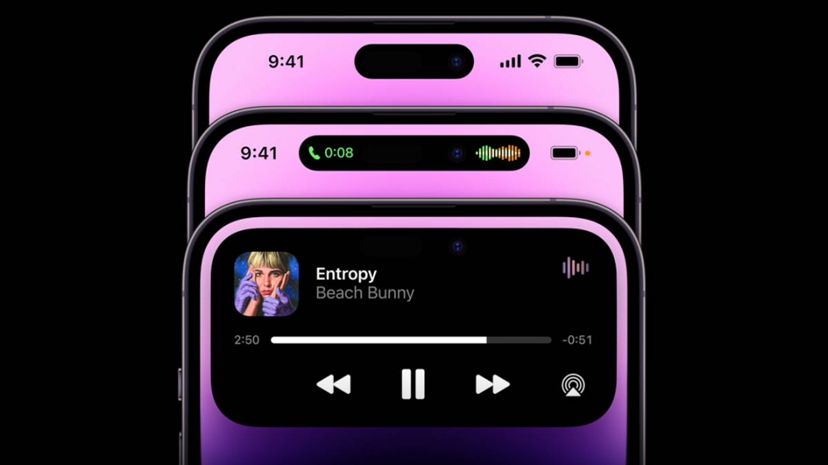 Dynamic Island iPhone 14 Pro Apple apps programadores