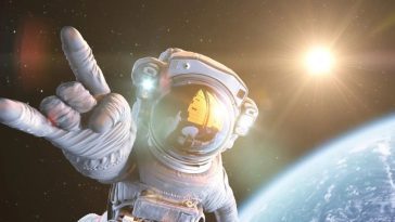 Astronauta no espaço