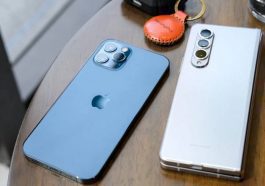 iPhone 14 Pro Max Galaxy Fold 4 teste Samsung Apple