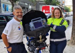 INEM tem motas equipadas com monitores de sinais vitais
