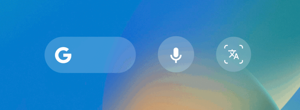 Widgets d'écran de verrouillage Google iOS 16