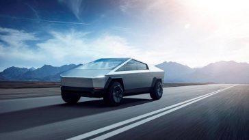 Cybertruck Tesla barco Elon Musk água