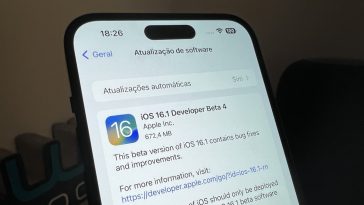 Imagem iPhone 14 Pro Max com iOS 16.1 beta 4