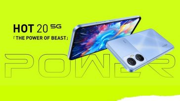 Le smartphone Infinix HOT 20 5G arrive pour environ 220 €