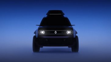 Renault 4L elétrico carro crossover