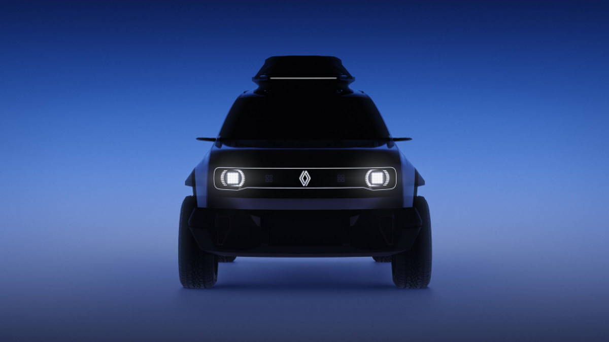 Renault 4L elétrico carro crossover