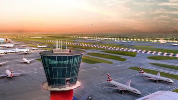 Ilustração aeroporto Estados Unidos que sofreram ataque de hackers