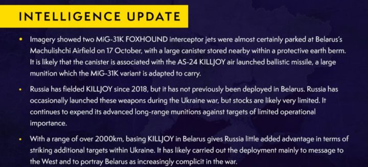 killjoy : le puissant missile russe aux capacités nucléaires